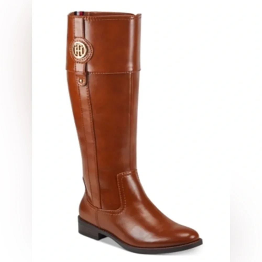NIB Tommy Hilfiger Imina Almond Toe Knee High Boots Size 5.5